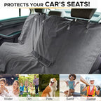 Waterproof Backseat Cover for Car Trucks Van SUV Jeep, Rear Bench Towel Seat Covers, Car Seat Protector for Gym Swimming, Uni