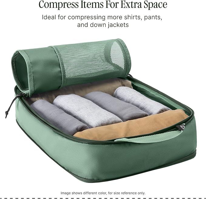 Eagle Creek Pack-It Specter Compression Packing Cubes - Durable, Ultra-Lightweight and Water-Resistant Ripstop Fabric Suitcas