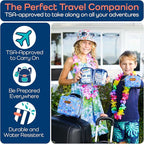 KeepGoing Travel First Aid Kit for Kids – 130 Pc. for Car, Home, Purse, Diaper Bag & Backpack with Latex-Free Bandages - Mini
