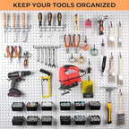 INCLY 300PCS Extra Thick Pegboard Accessories, 1/4" Heavy Duty Pegboard Hooks with Bins & Peg Locks, Peg Board Organizer Acce
