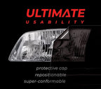 VViViD+ Ultimate Headlight Taillight Tint Vinyl Wrap (16" x 10ft, Dark Smoke)