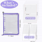 Earring Organizer Case Travel Jewelry Organizer Transparent Jewelry Storage Book for Necklace Bracelet Ring Holder with Small