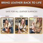 Air Jungles 3in1 Leather Wipes 140 Count, Extra Large 8" x 10" Size, Clean Condition Protect Wipes for Vinyl and Leather Appa