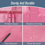 6 Pack Extra Heavy Duty Large Moving Bags with Strong Zipper & Comfortable Handles, Sturdy & Durable Clothes Storage Bags Tot
