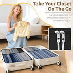 All-in-One 22 Pcs Packing Cubes for Travel Essentials –Includes Cubes,toothbrush covers，Silicone Bottle Cover,zipper bags, Ma