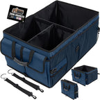 GORILLA GRIP Large Capacity Sturdy Trunk Storage Organizer, Slip and Water Resistant Collapsible Organization Container for