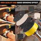 203 PCS 1 Inch Sanding Disc,Hook and Loop 60 to 10000 Wet Dry Sandpaper with 1/8" Shank,Backing Pad,Foam Buffering Pad,Foam S
