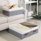 Clothing Storage Bins, Clothes Boxes with Handles, Underbed Storage Box With Sturdy Structure, Baskets for Organizing