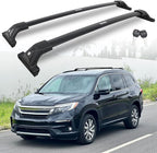 Snailfly Aluminum Roof Rack Cross Bars with Lock Fit for 2016-2022 Honda Pilot with Side Rails, 330lbs Crossbars Anti-Wobble & Wind Noise Reduction Heavy Duty Cargo Carrier Accessories