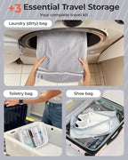 BAGSMART Vacuum Bags for Travel with Rechargeable Air Pump, Portable Space Saver Bags for Travel & Home, Vacuum Compression S