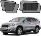 CRV Specific Side Window Sun Shades, 2017-2022 Vehicle Interior Shade for Baby Mesh Covers, Breathable, UV Protection and Heat Insulation (CRV（2017-2022）, Front+Rear side-4pcs)