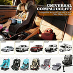 Bacgnyer Car Seat Protector, 1 Pack Carseat Seat Protectors with Thick Padding and Non-Slip Backing, Waterproof 600D Fabric C