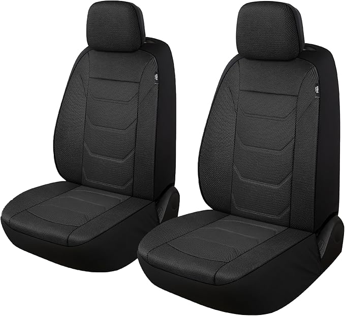 3D Air Mesh Car Seat Covers Front Sets Washable and Breathable Premium Cloth Automotive Vehicle Seat Covers for Cars Interior
