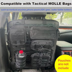 Rigid MOLLE Panel for Truck-Universal Truck Gun Rack Mount Rack Panel for Tactical Gear Accessories,Seat Back Organizer for Cars, SUVs, Pickups, and Trucks