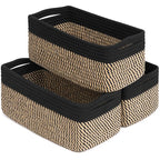 Goodpick Storage Baskets, Shelf Baskets for Organizing Dog Toy Basket Closet Organizer Bins Nursery Woven Basket for Storage 