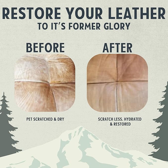Snowshoe Leather Conditioner, Made in USA Since 1927 - Protect, Condition, Restore & Waterproof - Leather Conditioner for Fur