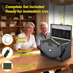 File Storage Cabinet File Organizer Document Organizer File Box in Office and Home with Combination Lock with 20 Legal Size H