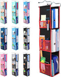 ABRA® 3 Shelf Hanging Locker Organizer for School, Gym, Work, Storage | Deep Shelves 6.5”x 9”| Eco-Friendly Fabric Healthy fo