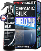 Carfidant Ceramic Silk - Ceramic Coating Spray - High Gloss, Hydrophobic Protection & Chemical Resistance for Cars, RVs & Boats - Long-Lasting Shine & Durability for Exterior Detailing - 8 fl. Oz.