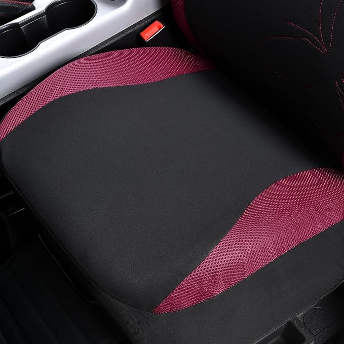 Flying Banner Butterfly car seat Covers ful Set Fashion Universal Lady Woman Female Rear Bench Split Colorized (Full Set - La