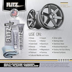 Flitz Metal Polish Paste - 1.76oz USA-Made Polish for Solid Chrome, Stainless Steel, & Aluminum - Non-Abrasive for Light Oxidation - Requires Manual Buffing - Not for Plated/Coated Surfaces (80 Pack)