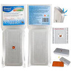 100 Gram 20 Pack Indicating Silica Gel Canister, Gun Safe Dehumidifier (Orange to Green), Reusable Desiccant Canister Dehumid