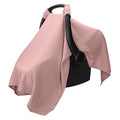 Comfy Cubs Baby Car Seat Cover - Soft, Breathable Bamboo Rayon and Muslin Cotton Blend - Lightweight Canopy for Sun, Bug, and