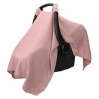 Comfy Cubs Baby Car Seat Cover - Soft, Breathable Bamboo Rayon and Muslin Cotton Blend - Lightweight Canopy for Sun, Bug, and