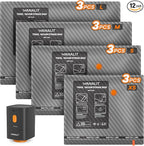 Travel Vacuum Storage Bags with Wireless Rechargeable Electric Pump, 12 Pack Travel Essentials Vacuum Seal Bags for Clothing,