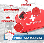 First Aid Kit 194 Piece Emergency Kits for Hiking Camping Trauma Kit for Boat Vehicle Compact Aid Kit for for Home Car Travel
