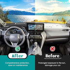 FIILINES Dash Cover Fit for 2021-2024 Toyota Venza Accessories Dashboard Mat Dash Cover for Venza Accessories Sunshade Nonsli