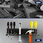 Screwdriver Organizer Wall Mount for Pliers, Screwdrivers, Garage Workshop Storage, Stores up to 43 Pliers or Small Tools, Id