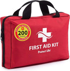 Protect Life Business First Aid Kit, Emergency First Aid Kit for Office Setting, Medical Kit Supplies, First Aid Kits for Bus