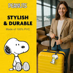 FUL Peanuts 2-Piece Suitcase ID Tag Set with Adjustable Straps, Snoopy, Multi, One Size