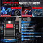 KINGBOLEN Ediag OBD2 Scanner Bluetooth, Bidirectional Scanner All System Diagnostic Tool for iOS & Android, Active Test,15+