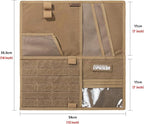 EXCELLENT ELITE SPANKER Tactical Visor Panel Organizer for Pickup F150 Large Molle Vehicle Sun Visor Holder Car Sunshade Storage Pouch