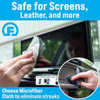 Fortress Car Interior Wipes with Microfiber Cloth (25 ct, Pack of 12) for Car Interior Cleaning, Dashboard, Seats, Detailing,