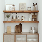 Vivelove Farmhouse Single Floating Shelves for Wall 48 in x 10.3in x 1.8in, Large Wall Long Shelves Heavy Duty 80 lbs for Bed