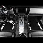 CAR PASS Waterproof Universal 3Pcs Car Floor Mats, Cow Print Car Mats Fit for SUV,Vans,sedans, Trucks,Set of Vehicles Car Car