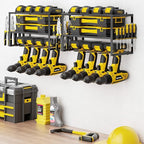 Spacecare Power Tool Organizer- Power Drill Tool Holder- Heavy Duty Tool Shelf & 2 Pack 3 Layers Tool Rack Cordless Drill Hol
