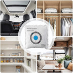Car Dehumidifier Bag - Color Indicating Reusable Absorber, Leakproof Desiccant with Moisture Control Design, Car Truck with E