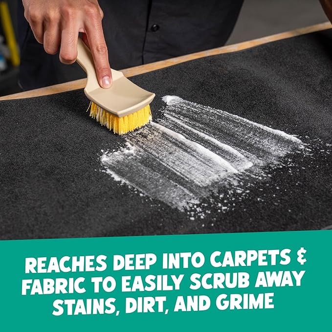 Chemical Guys Induro 7 Heavy Duty Interior Carpet&Upholstery Detailing Brush – Durable Bristles,Car Carpet Brush for Deep Cle