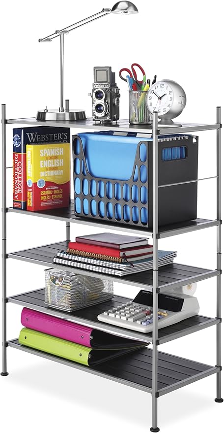 Whitmor 3 Tier Closet Storage Shelves - Shoe Rack and Home Organizer