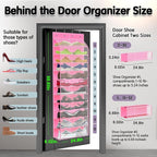 Kotkn Over The Door Shoe Organizer with 12 Large Breathable Pockets - Durable Hanging Storage for the Entire Family's Shoes (