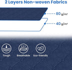 Fab totes Storage Bags,Clothes Blanket Storage Bins Foldable Closet Organizers with Reinforced Handle for Home Dorm Storage a