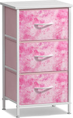 Sorbus Nightstand Storage Organizer Chest with 3 Drawers - Kids Girls, Boys Bedroom Furniture Chest for Clothes, Closet Organ