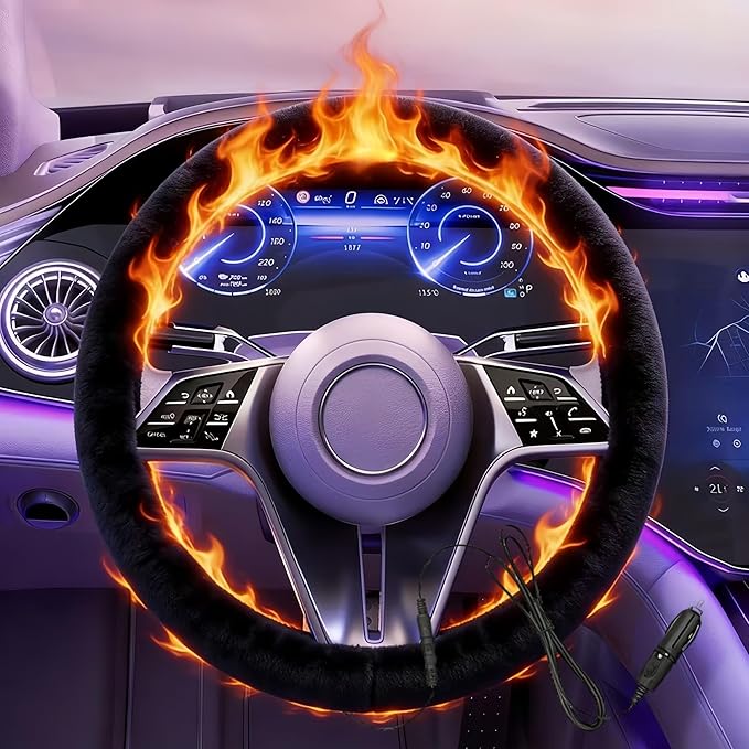 Heated Steering Wheel Cover