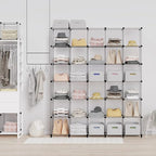 HOMIDEC Closet Organizers and Storage, 9 Cube Storage Organizer, Portable Closet Organizer Storage Cubes Shelves for Clothes,