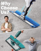 JOYTUTUS 47.7″ Extendable Snow Brush and Ice Scraper, 270° Pivoting Snow Scraper Brush for Car Windshield, Telescoping Ice Scraper, Foam Grip, Heavy Duty Snow Remover for Cars, Trucks, SUV (Blue)
