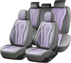 Coverado Automotive Seat Covers, Car Seat Covers Full Set, Purple Car Seat Cover, Car Seat Covers Front Seats Back Seat Cover